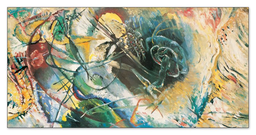 Kandinsky - Improvvisazione, Decorative MDF Panel (100x50cm)