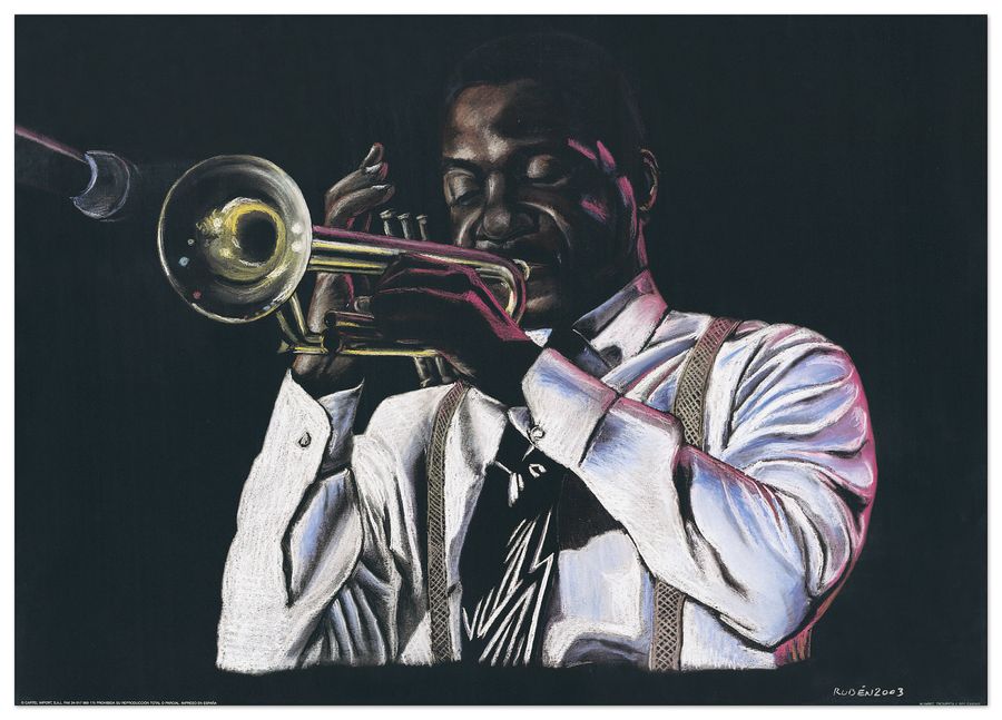 Alvarez - Trompeta II, Decorative MDF Panel (70x50cm)