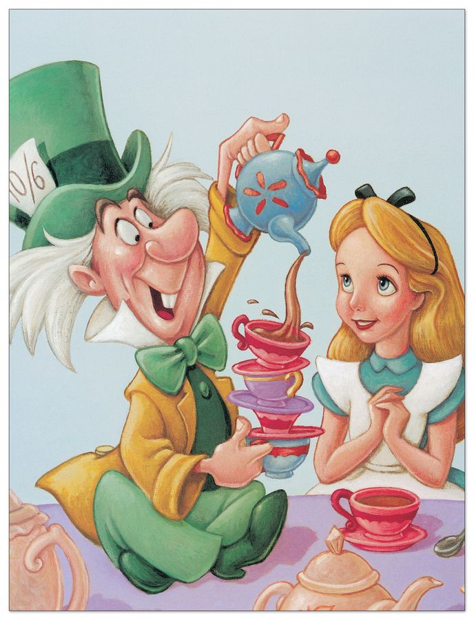 Disney - Alice and the Mad Hatter - Celebration in Wonderland, Decorative MDF Panel (28x35cm)