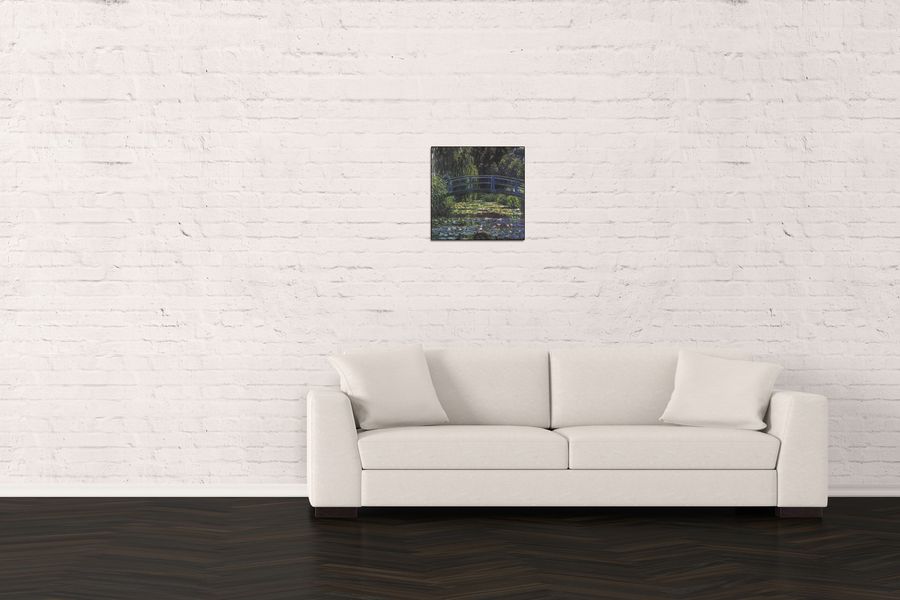 Monet Claude - Water Lily Pond VI, Decorative MDF Panel (30x30cm)