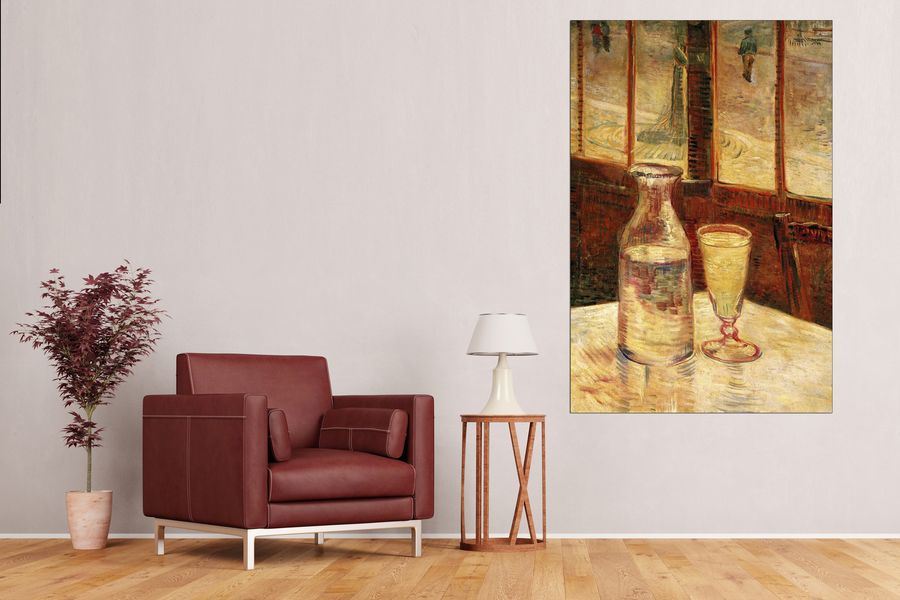 Van Gogh Vincent - The Still Life with Absinthe, Decorative MDF Panel (90x135cm)