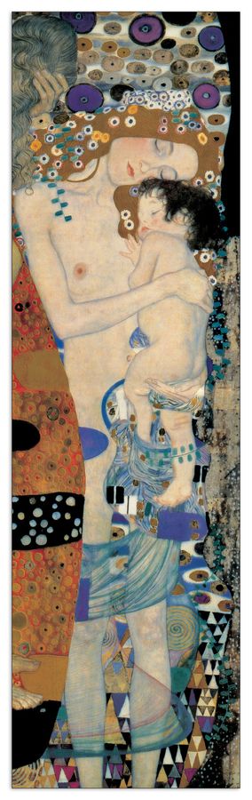Klimt - Mother And Child, Decorative MDF Panel (41x140cm)