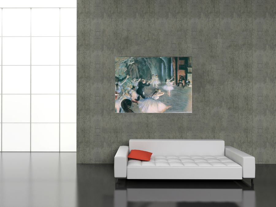 Degas - The Rehearsal on Stage, Decorative MDF Panel (140x101cm)