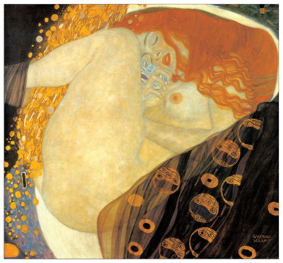Klimt - Danae, Decorative MDF Panel (140x130cm)