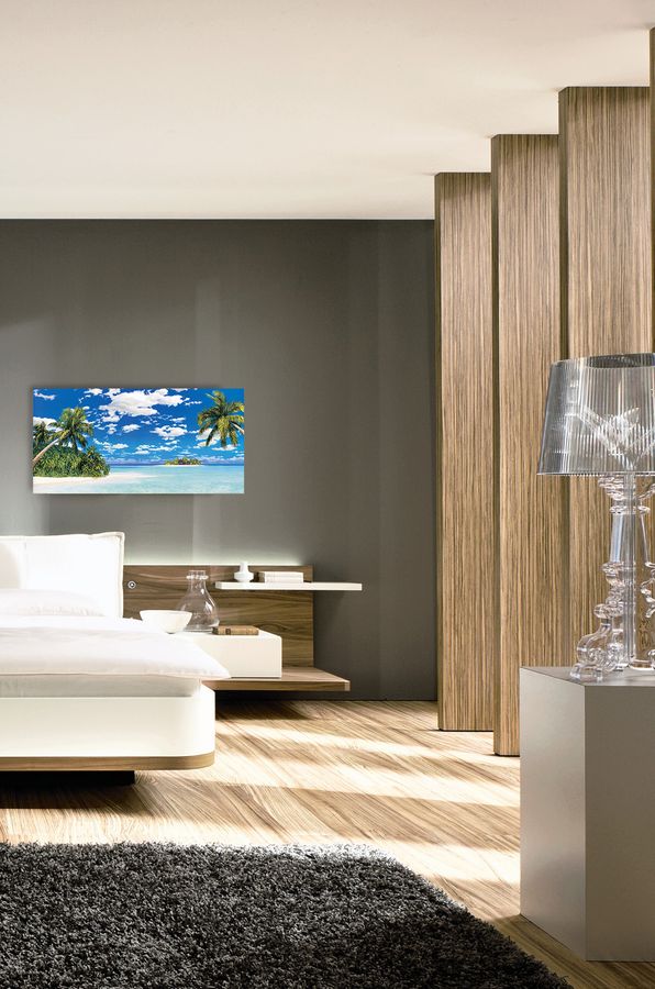 Amstici - Isola Tropicale, Decorative MDF Panel (100x50cm)