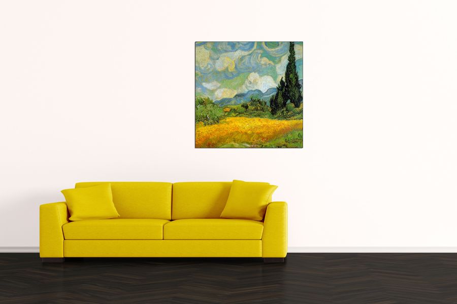 Van Gogh Vincent - Cypresses, Decorative MDF Panel (70x70cm)