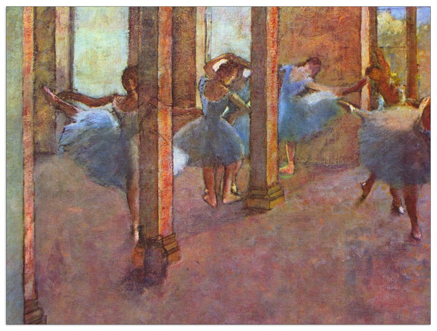 Degas Edgar - Dancer in the Foyer, Decorative MDF Panel (80x60cm)