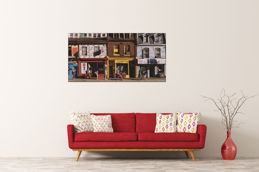 Art Studio - Buildings, Decorative MDF Panel (140x70cm)