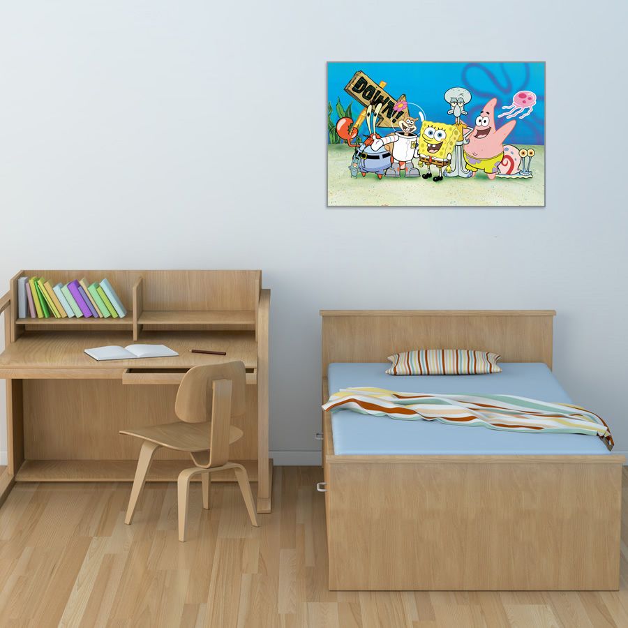 Null - Spongebob, Decorative MDF Panel (60x90cm)