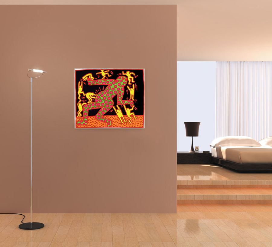Haring - Fertility IIi, Decorative MDF Panel (60x50cm)