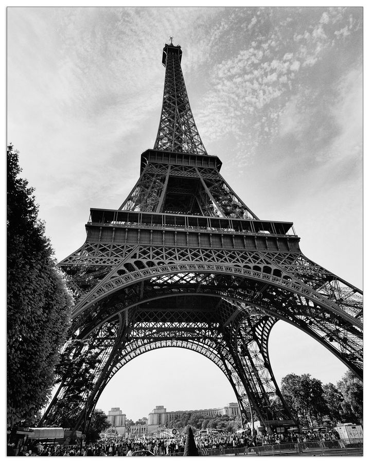 artopweb Silberman - La Tour Eiffel Paris Decorative MDF Panel (50x63cm)