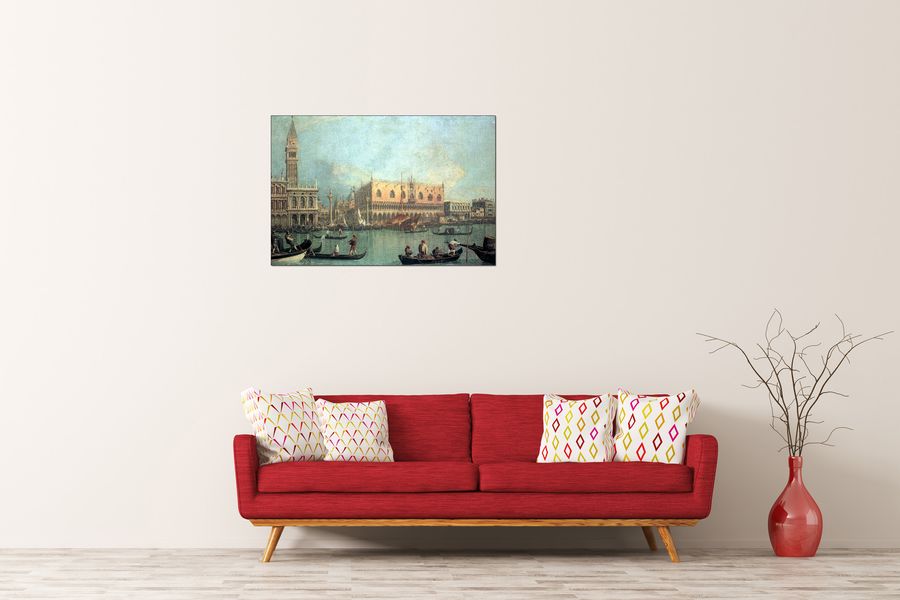 Canaletto - Palazzo Ducale, Decorative MDF Panel (90x60cm)