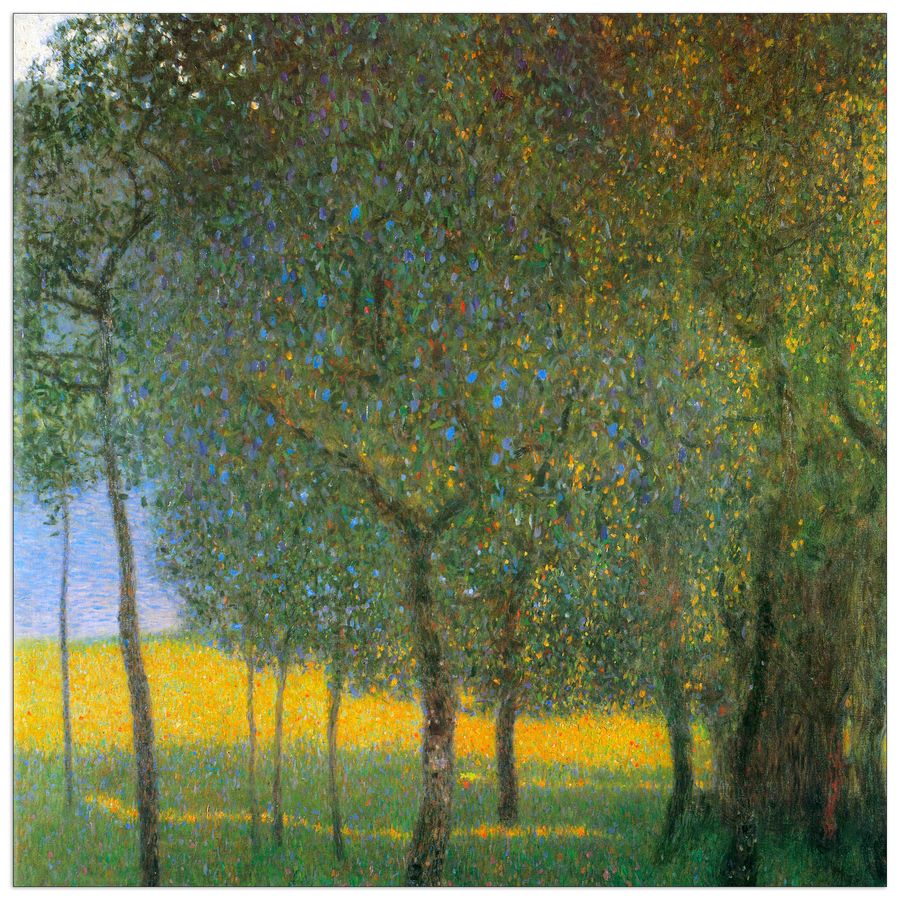 Klimt Gustav - Fruit Trees, Decorative MDF Panel (30x30cm)