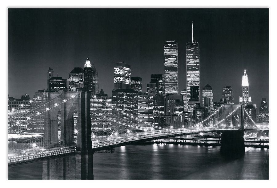 Henri Silberman - Brooklyn Bridge, Decorative MDF Panel (175x115cm)