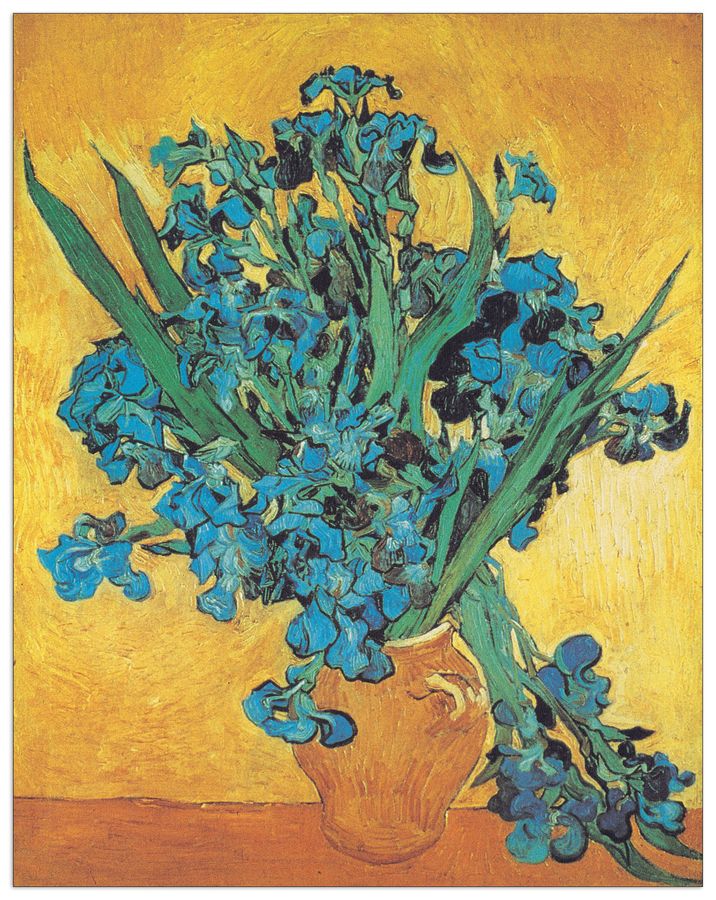 Van Gogh - Iris, Decorative MDF Panel (31x39cm)