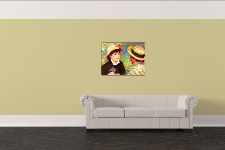 Renoir Pierre-auguste - Les Canotiers, Decorative MDF Panel (80x60cm)