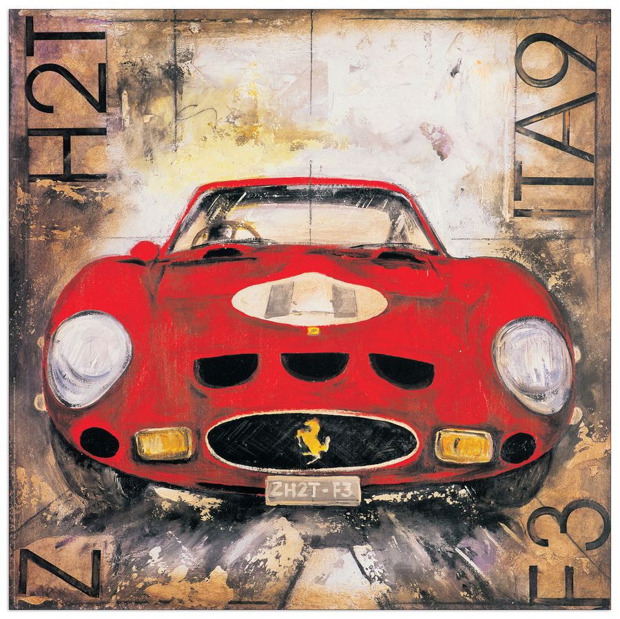 Lombardino - Ferrari, Decorative MDF Panel (70x70cm)