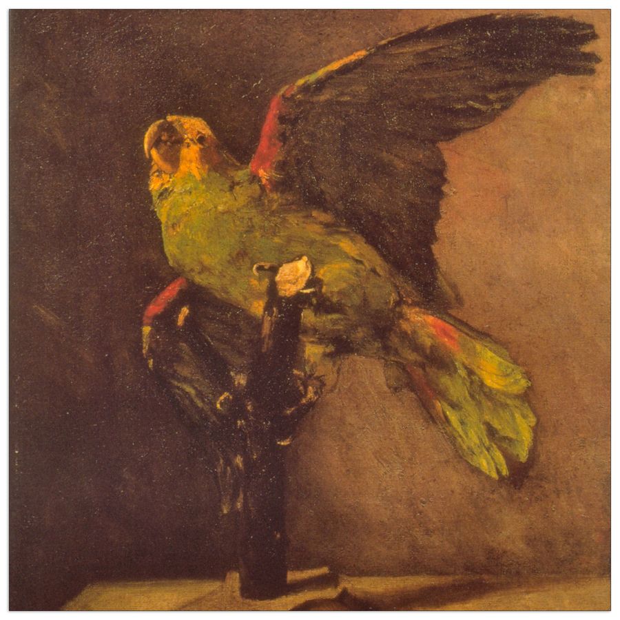 Van Gogh Vincent - Parrot, Decorative MDF Panel (50x50cm)