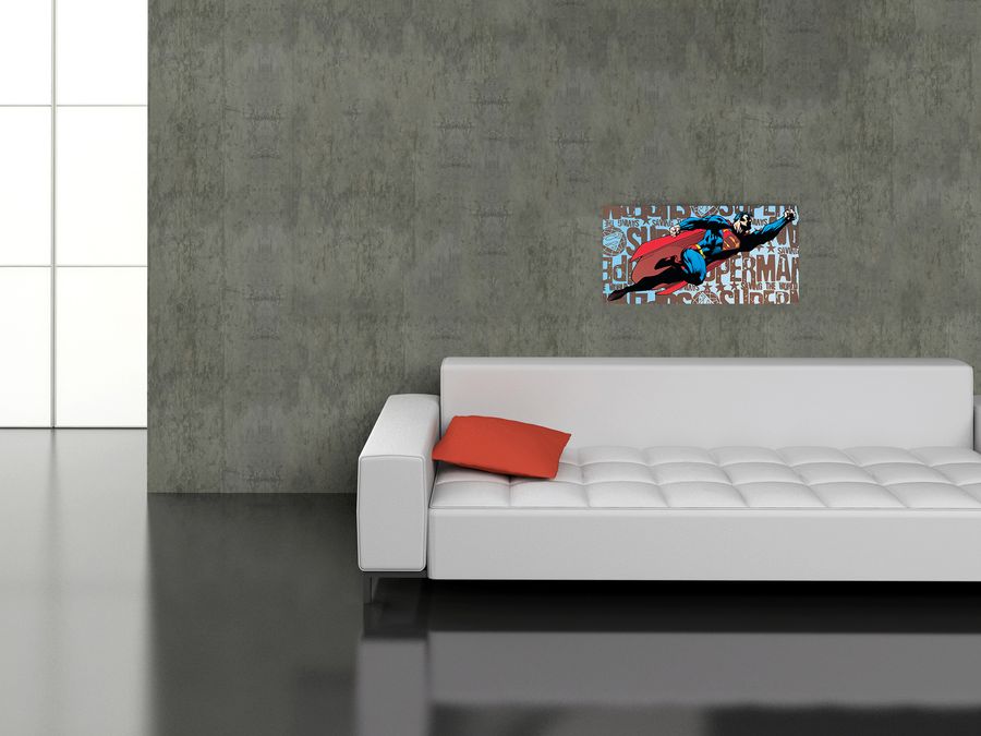 Dc Comics - Saving The World, Decorative MDF Panel (100x50cm)