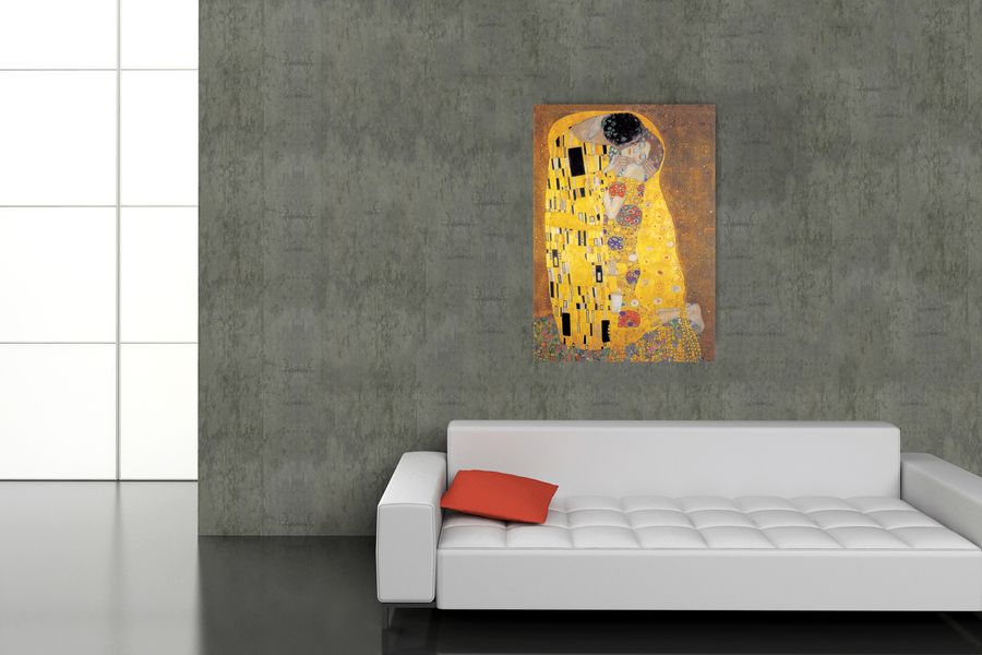 Klimt - Il Bacio, Decorative MDF Panel (96x136cm)