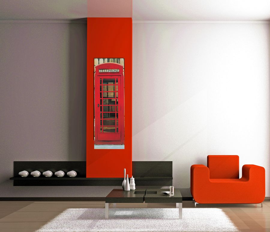 Null - Phone Box, Decorative MDF Panel (53x158cm)