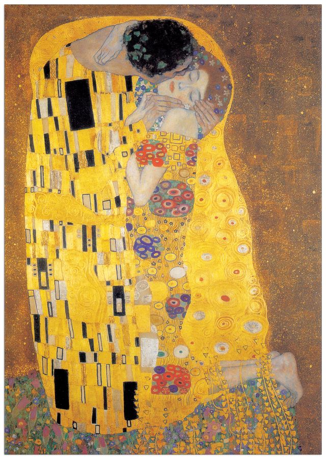 Klimt - Il Bacio, Decorative MDF Panel (96x136cm)
