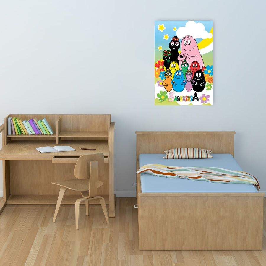 Null - Barbapapà, Decorative MDF Panel (69x99cm)