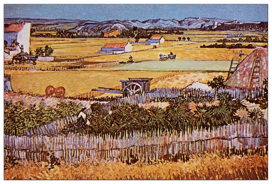 Van Gogh Vincent - The Harvest , Decorative MDF Panel (135x90cm)