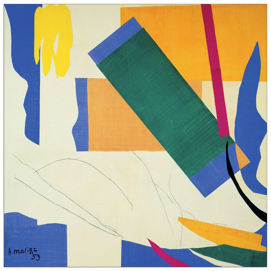 Matisse - Memory Of Oceania, Decorative MDF Panel (50x50cm)