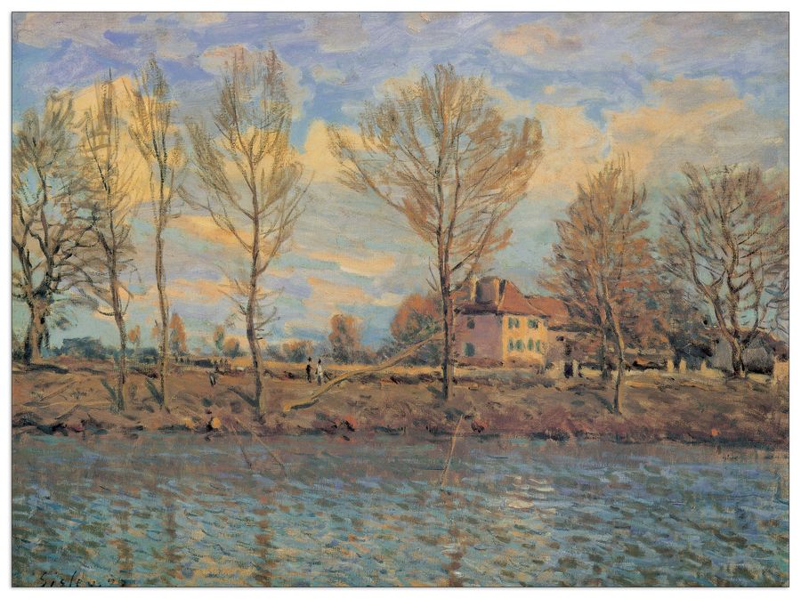 Sisley - La Grande Jatte, Decorative MDF Panel (140x104cm)