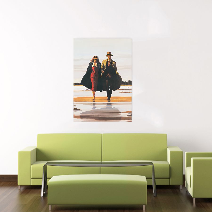 Vettriano - The Road To Nowhere, Decorative MDF Panel (55x80cm)