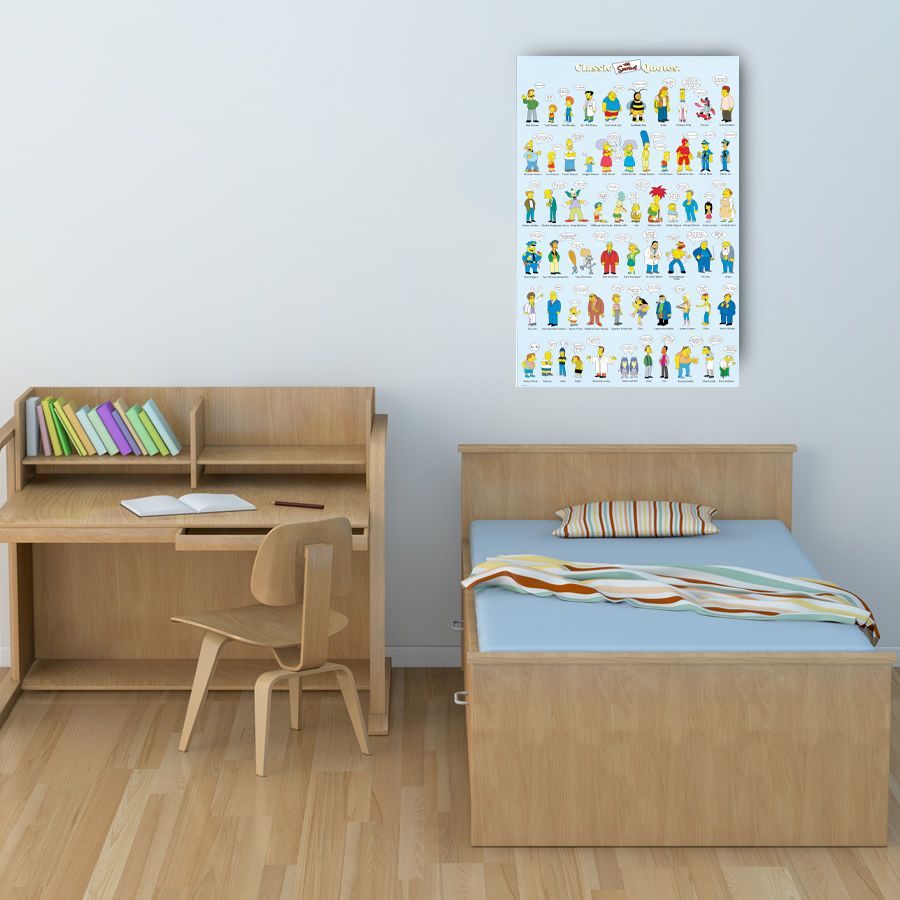 The Simpsons - Classic Quote, Decorative MDF Panel (60x85cm)