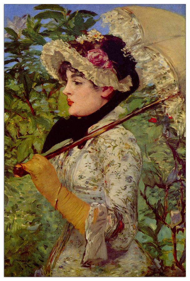 Manet Édouard - Jeanne , Decorative MDF Panel (60x90cm)