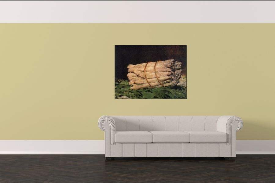 Manet Édouard - Asperagus, Decorative MDF Panel (120x90cm)