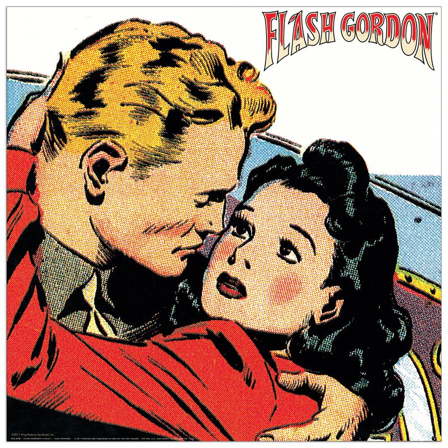 Raymond - Flash Gordon & Dale I, Decorative MDF Panel (50x50cm)