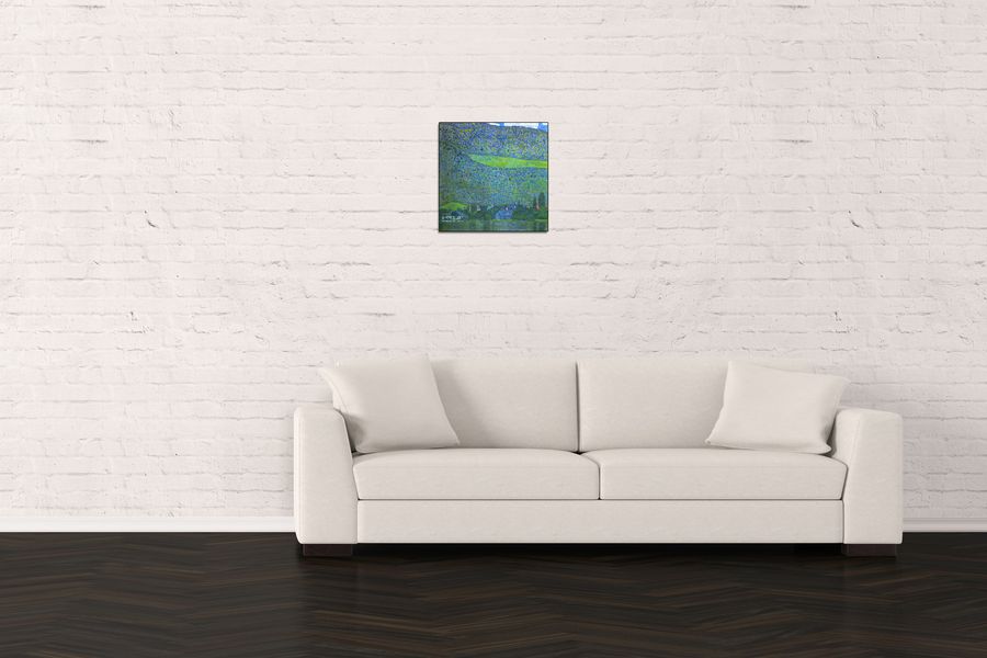 Klimt Gustav - Unterach at the Attersee, Decorative MDF Panel (30x30cm)