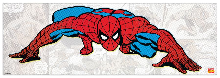 Null - Spiderman, Decorative MDF Panel (153x58cm)
