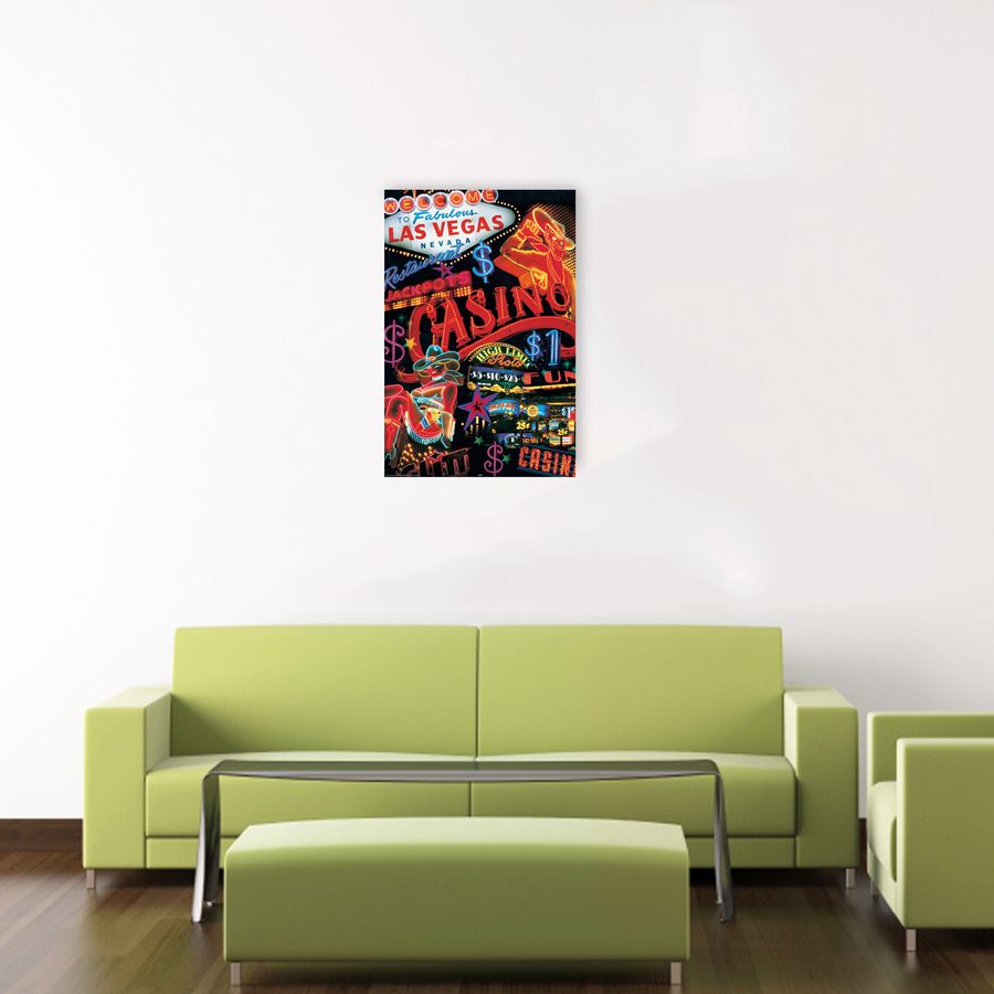 Null - Las Vegas Casino, Decorative MDF Panel (60x90cm)