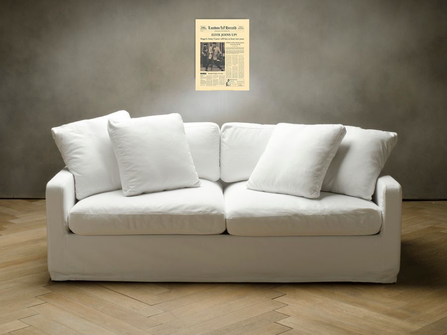 The Vintage Collection - Elvis Joins Up!, Decorative MDF Panel (30x40cm)