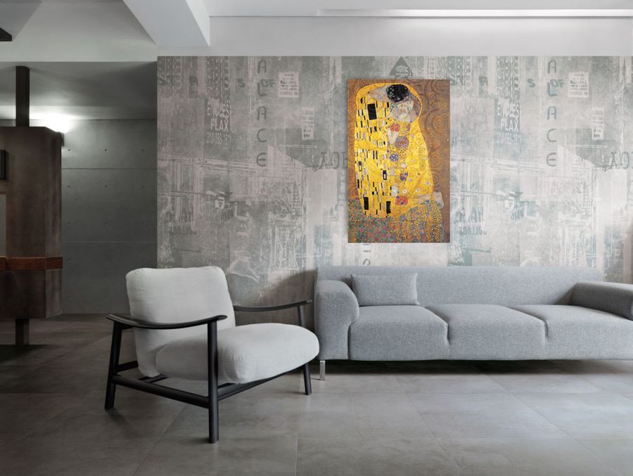 Klimt - The Kiss, Decorative MDF Panel (88x140cm)