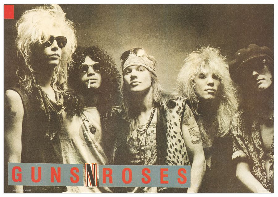 Null - Guns'n'Roses, Decorative MDF Panel (86x60cm)