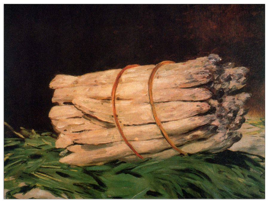 Manet Édouard - Asperagus, Decorative MDF Panel (120x90cm)