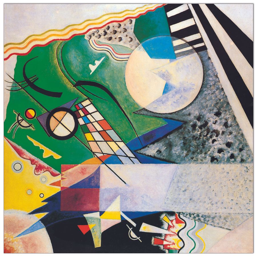 Vassily Kandinsky - Mod. 236, Decorative MDF Panel (30x30cm)
