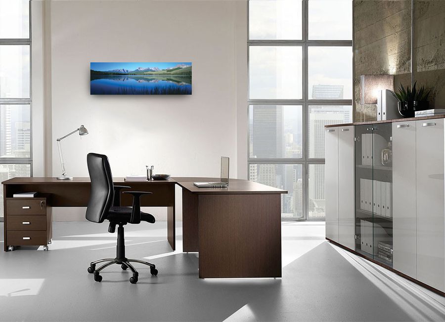 World Panoramic - U.S.A. Panoramic, Decorative MDF Panel (120x38cm)