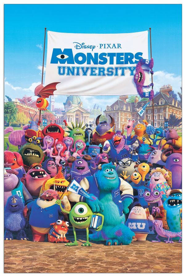 Null - Monsters University, Decorative MDF Panel (60x90cm)
