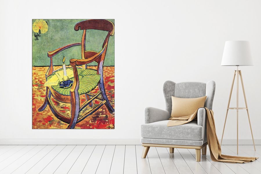 Van Gogh Vincent - Paul Gauguin's chair, Decorative MDF Panel (90x120cm)