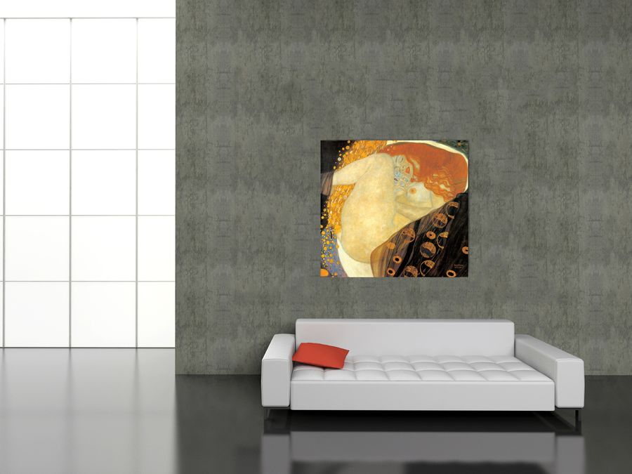 Klimt - Danae, Decorative MDF Panel (140x130cm)