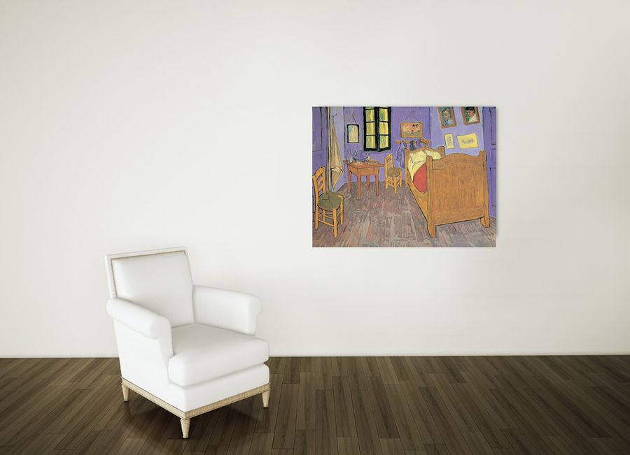 Van Gogh - Van Goghs Bedroom, Decorative MDF Panel (140x107cm)