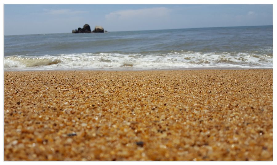 Art Studio - Beach, Decorative MDF Panel (120x70cm)