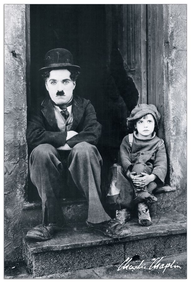Null - Charlie Chaplin, Modern Times, Decorative MDF Panel (60x90cm)